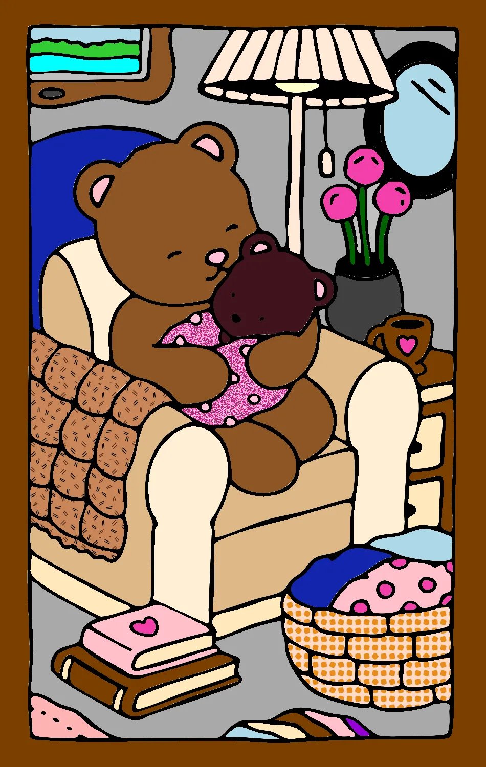 Eletiva sther – Desenho Colorido Online para Pintar e Imprimir | Jogo de Colorir Grátis no Mundo dos Jogos - Imagem Destacada