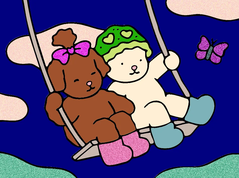 EU E MINHA BFF:) UMA OBRA PRIM – Desenho Colorido Online para Pintar e Imprimir | Jogo de Colorir Grátis no Mundo dos Jogos - Imagem Destacada