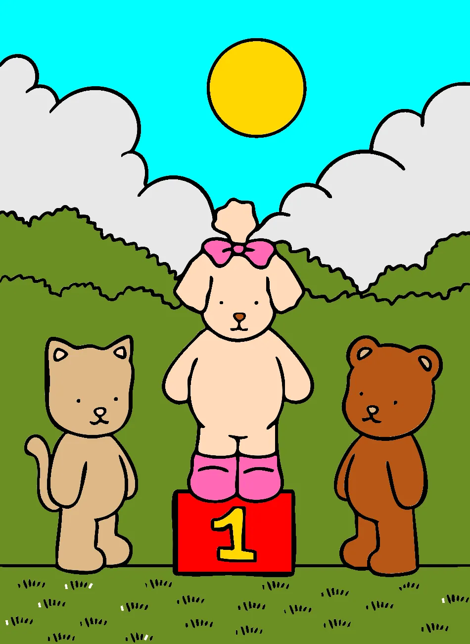 eu sou a numero 1 – Desenho Colorido Online para Pintar e Imprimir | Jogo de Colorir Grátis no Mundo dos Jogos - Imagem Destacada