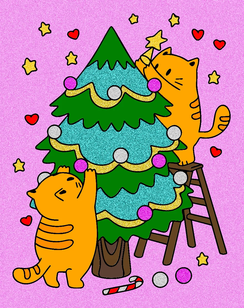 FELIZ NATAL – Desenho Colorido Online para Pintar e Imprimir | Jogo de Colorir Grátis no Mundo dos Jogos - Imagem Destacada