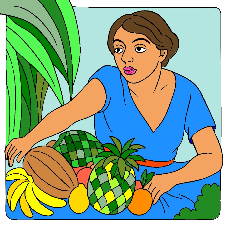 Frutas são saudáveis – Desenho Colorido Online para Pintar e Imprimir | Jogo de Colorir Grátis no Mundo dos Jogos - Imagem Destacada