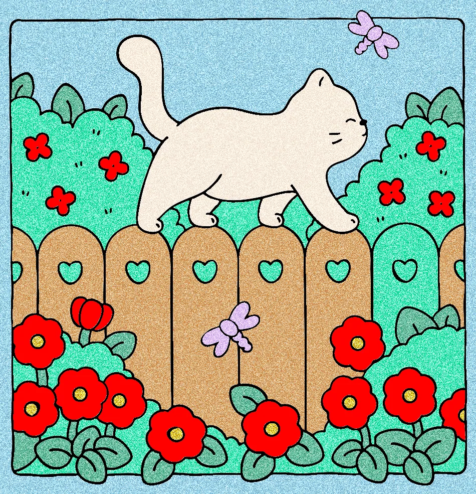 gatinha – Desenho Colorido Online para Pintar e Imprimir | Jogo de Colorir Grátis no Mundo dos Jogos - Imagem Destacada