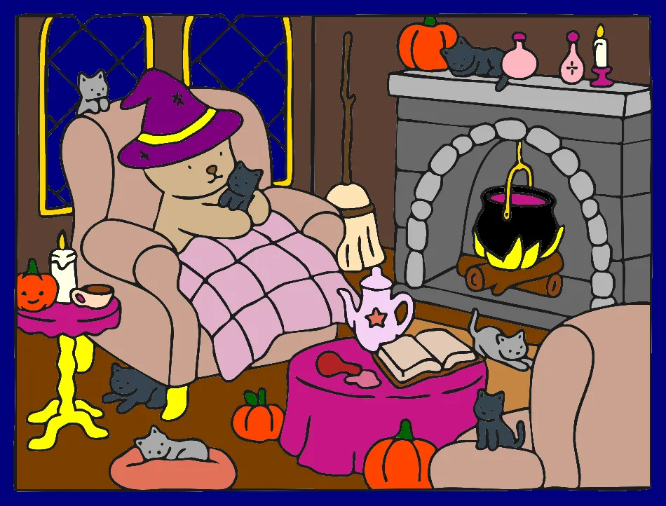 halloweeennn – Desenho Colorido Online para Pintar e Imprimir | Jogo de Colorir Grátis no Mundo dos Jogos - Imagem Destacada