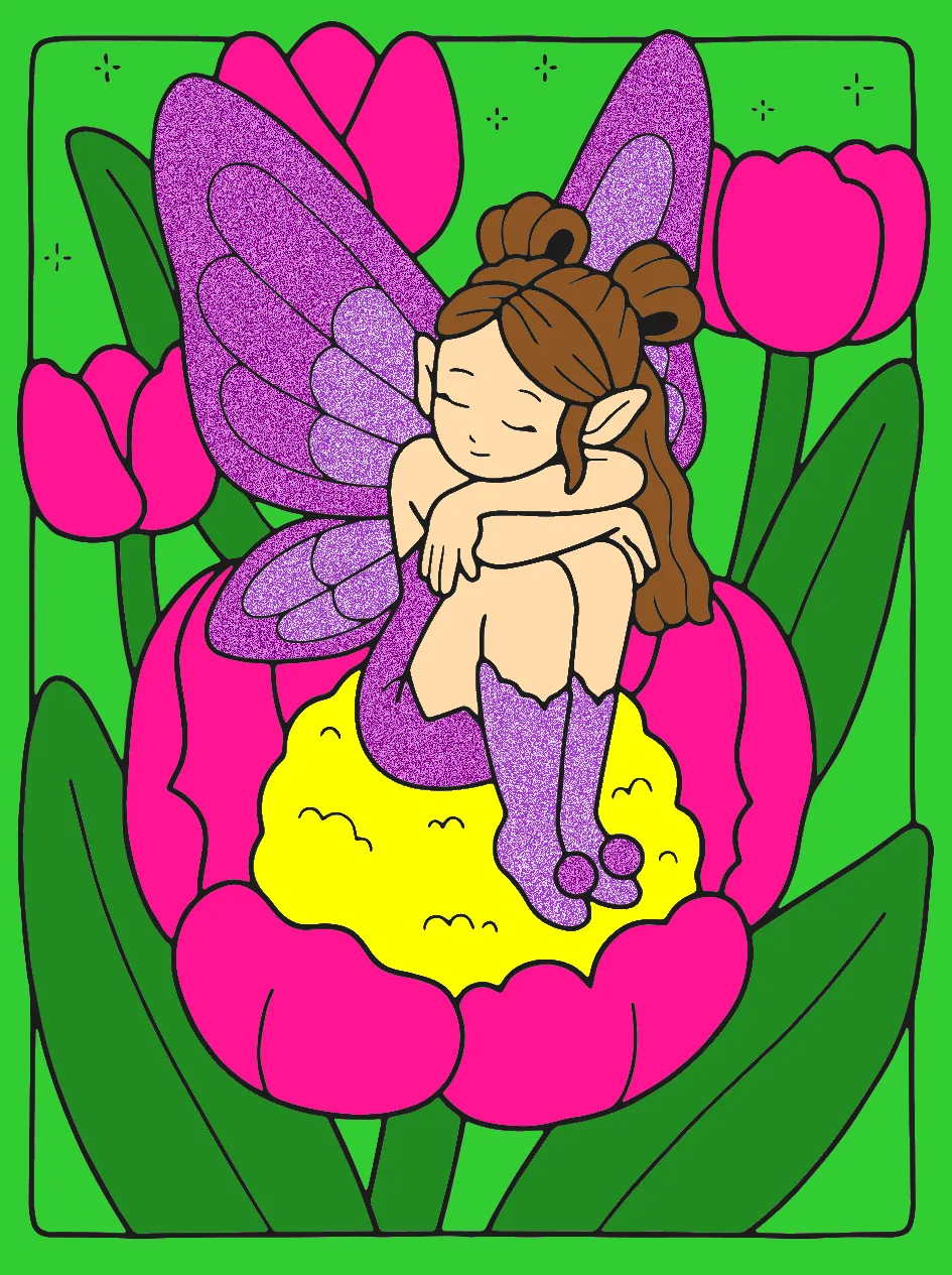 JACIARA 💜 – Desenho Colorido Online para Pintar e Imprimir | Jogo de Colorir Grátis no Mundo dos Jogos - Imagem Destacada