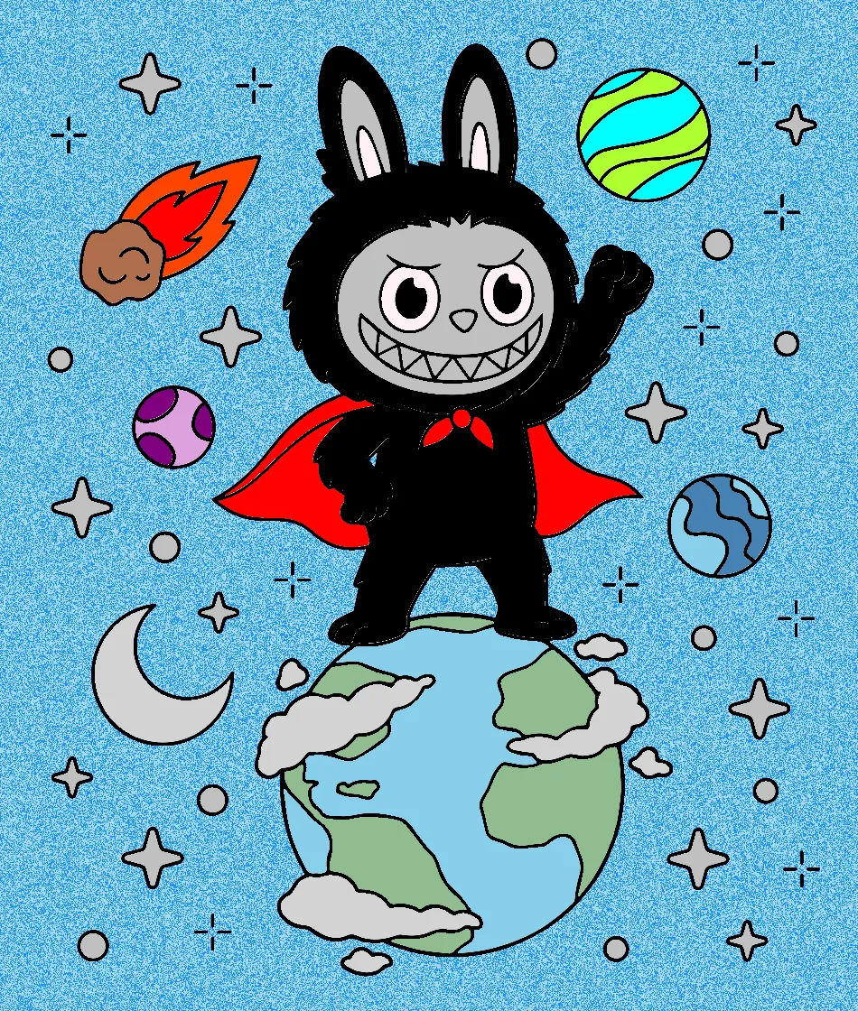 labubu – Desenho Colorido Online para Pintar e Imprimir | Jogo de Colorir Grátis no Mundo dos Jogos - Imagem Destacada