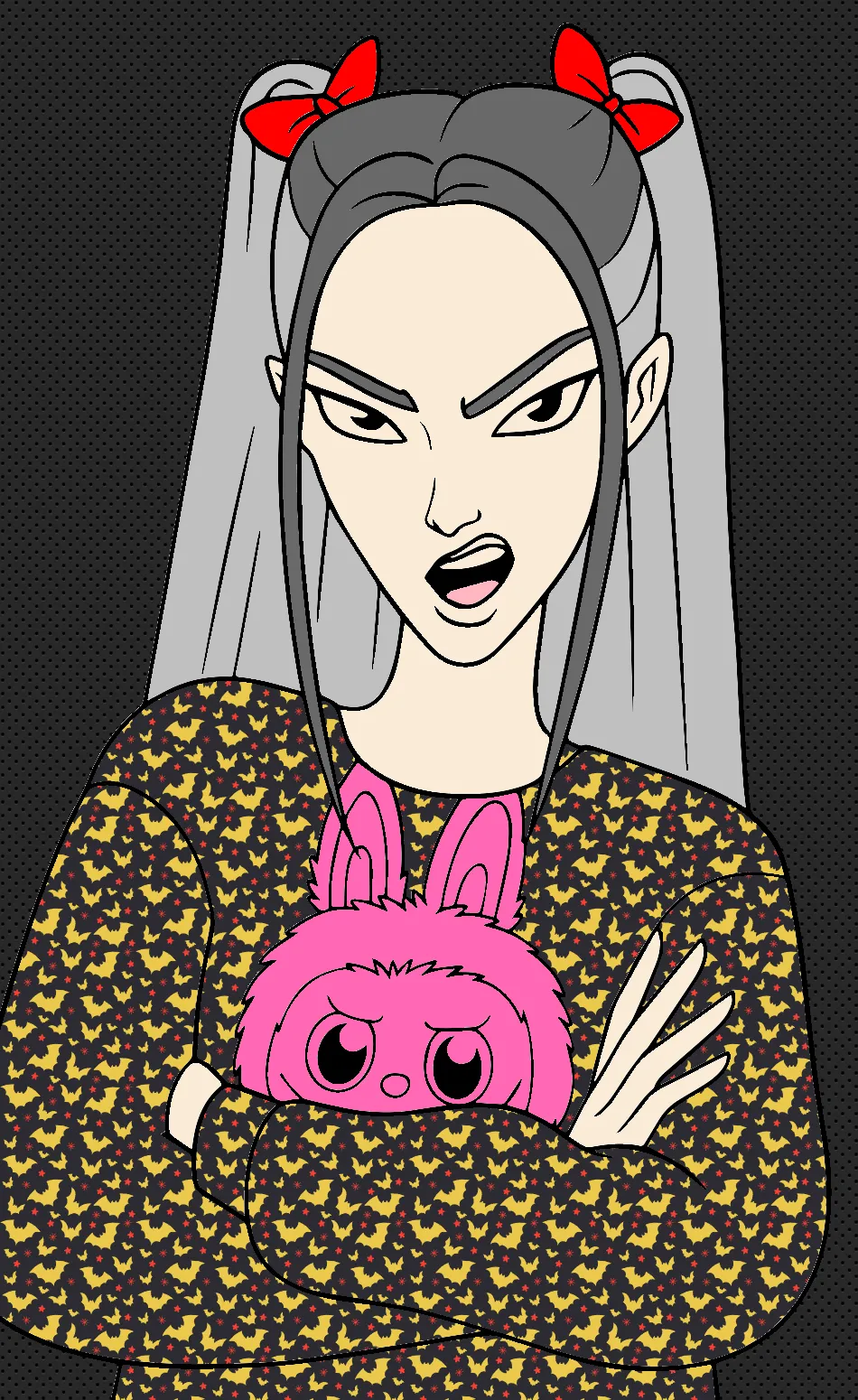 labubu rosa – Desenho Colorido Online para Pintar e Imprimir | Jogo de Colorir Grátis no Mundo dos Jogos - Imagem Destacada