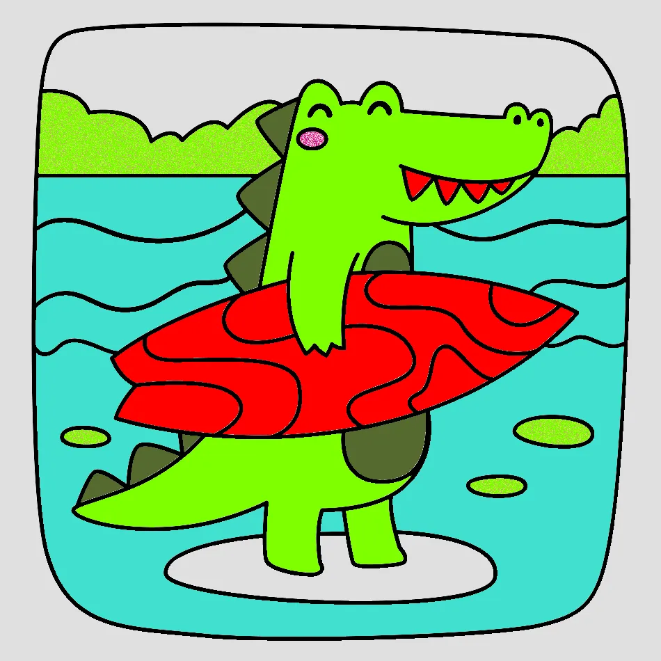 lacoste – Desenho Colorido Online para Pintar e Imprimir | Jogo de Colorir Grátis no Mundo dos Jogos - Imagem Destacada