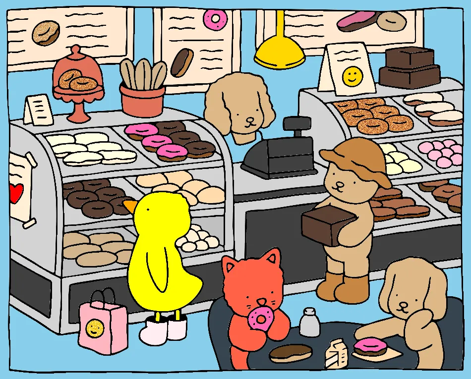 lanchonete – Desenho Colorido Online para Pintar e Imprimir | Jogo de Colorir Grátis no Mundo dos Jogos - Imagem Destacada