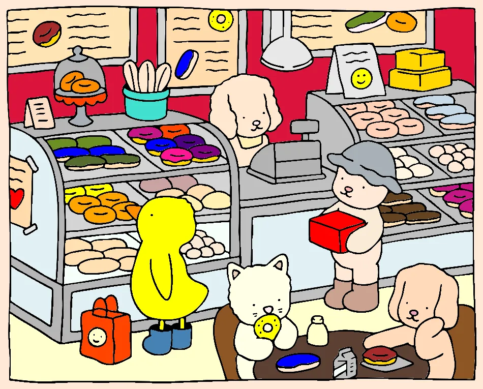 Loja dos Doces de Juan – Desenho Colorido Online para Pintar e Imprimir | Jogo de Colorir Grátis no Mundo dos Jogos - Imagem Destacada