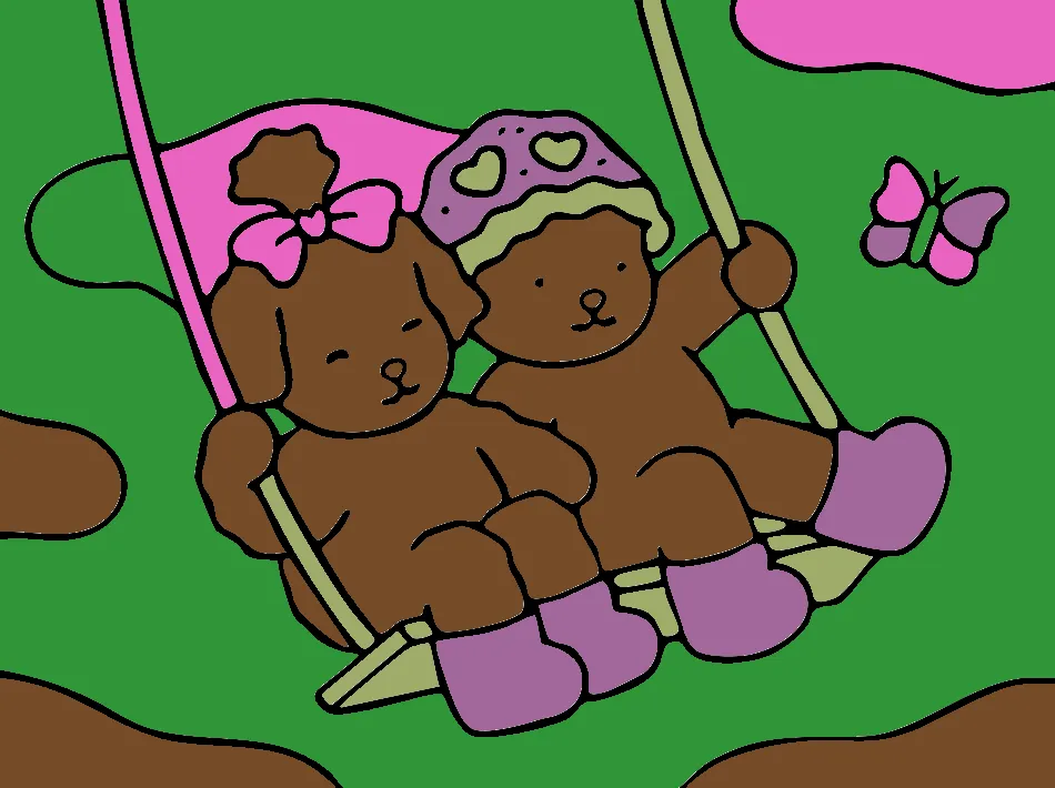 meu bobis <3 – Desenho Colorido Online para Pintar e Imprimir | Jogo de Colorir Grátis no Mundo dos Jogos - Imagem Destacada