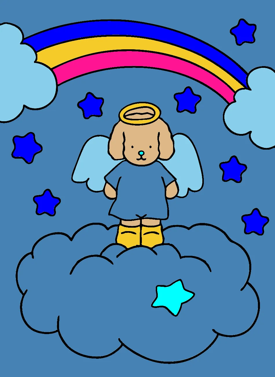 meu bobis <3 – Desenho Colorido Online para Pintar e Imprimir | Jogo de Colorir Grátis no Mundo dos Jogos - Imagem Destacada