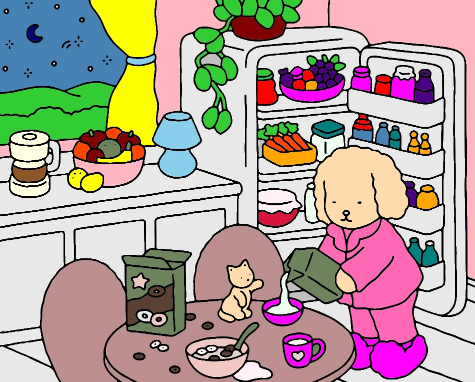 meu bobis <3 – Desenho Colorido Online para Pintar e Imprimir | Jogo de Colorir Grátis no Mundo dos Jogos - Imagem Destacada