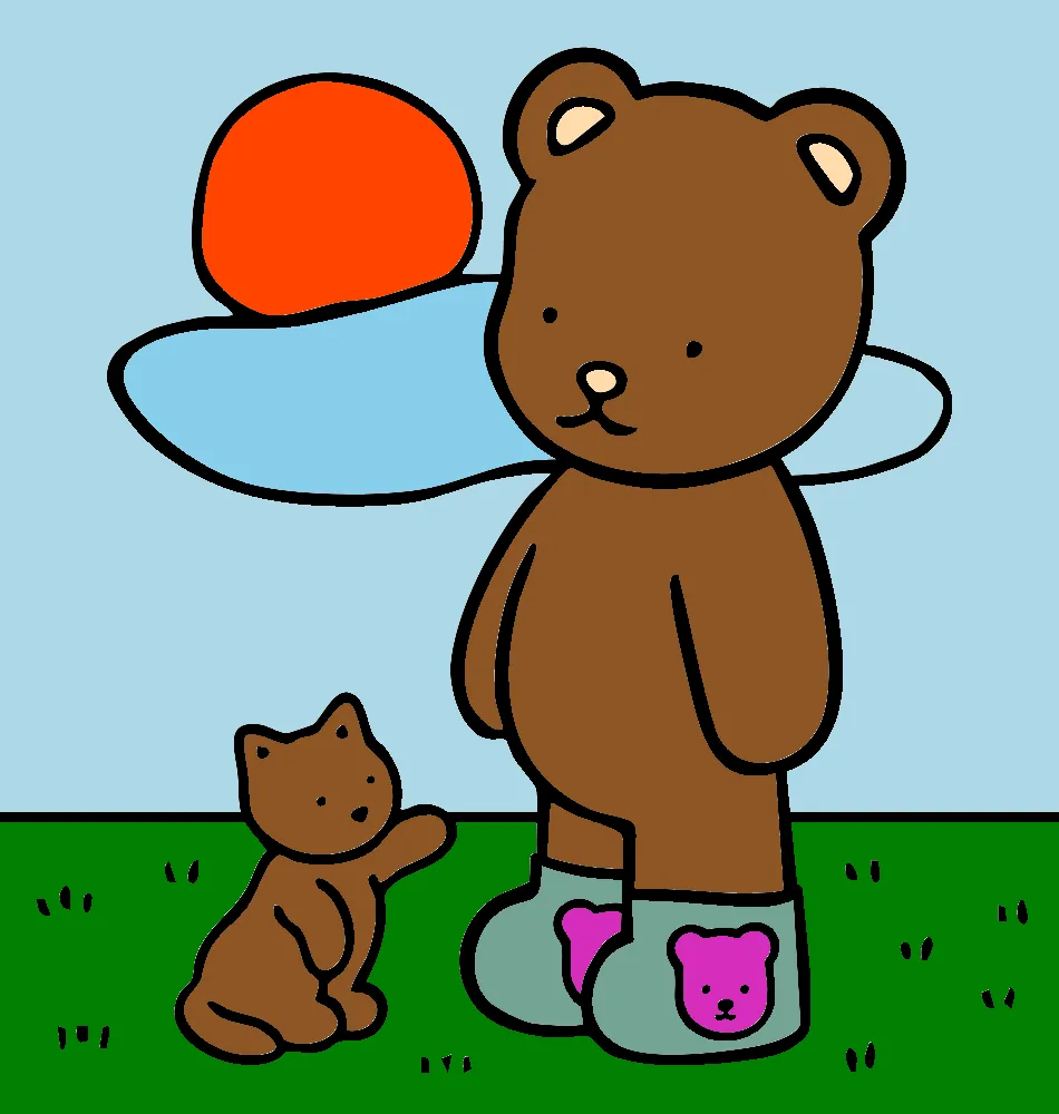 meu bobis <3 – Desenho Colorido Online para Pintar e Imprimir | Jogo de Colorir Grátis no Mundo dos Jogos - Imagem Destacada