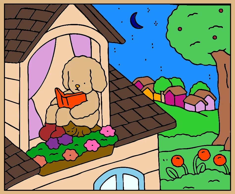 meu bobis <3 – Desenho Colorido Online para Pintar e Imprimir | Jogo de Colorir Grátis no Mundo dos Jogos - Imagem Destacada