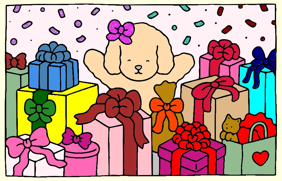 meu bobis <3 – Desenho Colorido Online para Pintar e Imprimir | Jogo de Colorir Grátis no Mundo dos Jogos - Imagem Destacada