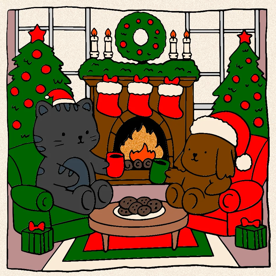 natal bobie – Desenho Colorido Online para Pintar e Imprimir | Jogo de Colorir Grátis no Mundo dos Jogos - Imagem Destacada