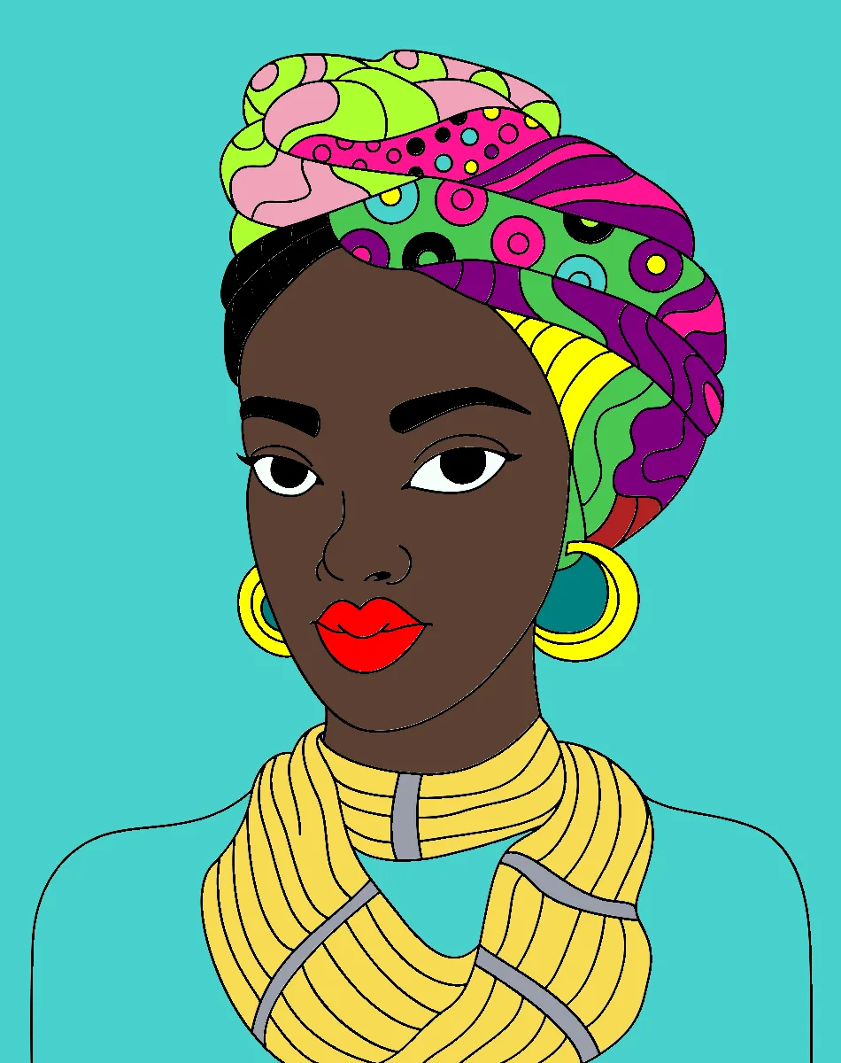 negraflor – Desenho Colorido Online para Pintar e Imprimir | Jogo de Colorir Grátis no Mundo dos Jogos - Imagem Destacada