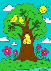 o dia de sol dos passarinhos 1763143101