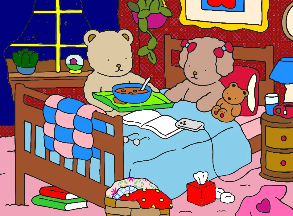 O melhor remédio: Amor – Desenho Colorido Online para Pintar e Imprimir | Jogo de Colorir Grátis no Mundo dos Jogos - Imagem Destacada