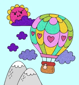 o sol tá doido – Desenho Colorido Online para Pintar e Imprimir | Jogo de Colorir Grátis no Mundo dos Jogos