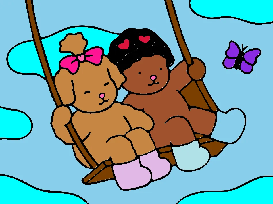 para meus seguidores – Desenho Colorido Online para Pintar e Imprimir | Jogo de Colorir Grátis no Mundo dos Jogos - Imagem Destacada