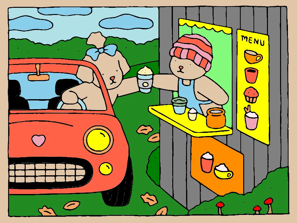 passando na cafeteria – Desenho Colorido Online para Pintar e Imprimir | Jogo de Colorir Grátis no Mundo dos Jogos - Imagem Destacada