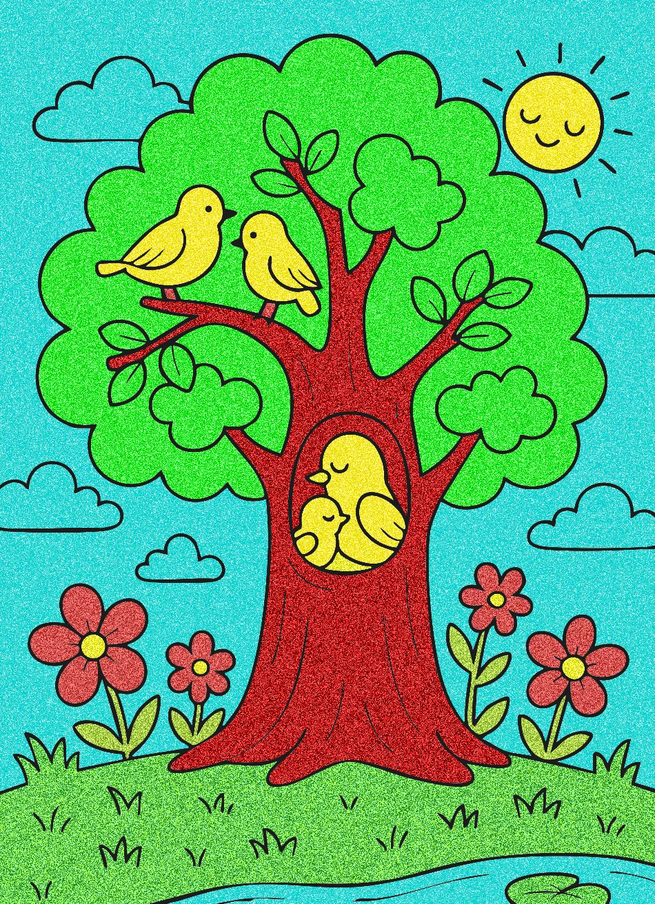 passaro limdo – Desenho Colorido Online para Pintar e Imprimir | Jogo de Colorir Grátis no Mundo dos Jogos - Imagem Destacada