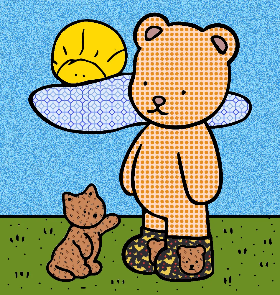 Patchwork – Desenho Colorido Online para Pintar e Imprimir | Jogo de Colorir Grátis no Mundo dos Jogos - Imagem Destacada