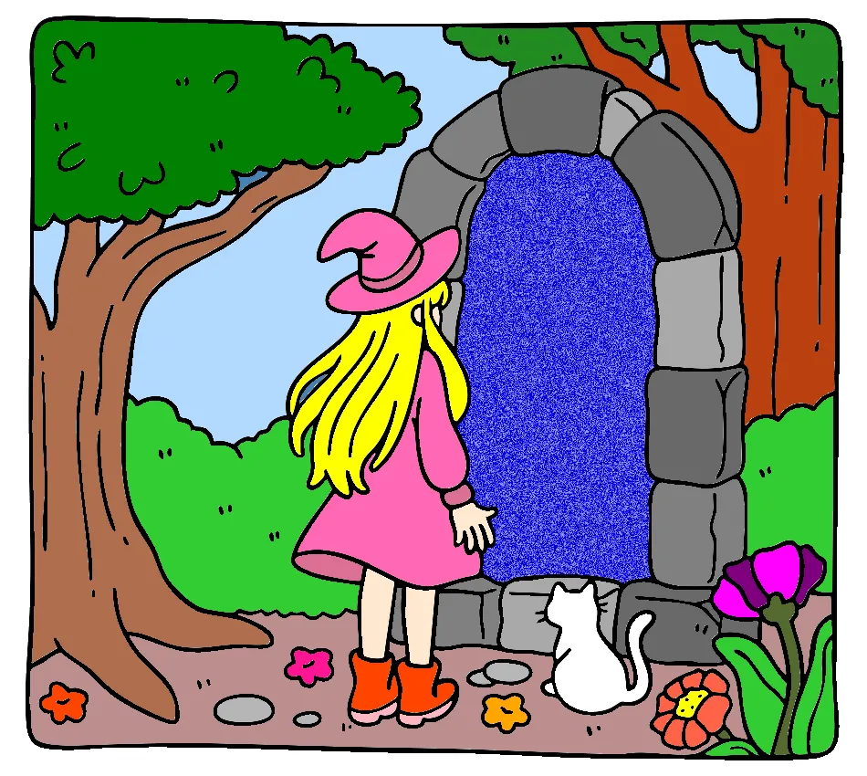 Portal MÁGICO – Desenho Colorido Online para Pintar e Imprimir | Jogo de Colorir Grátis no Mundo dos Jogos - Imagem Destacada