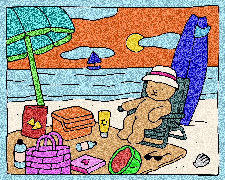 praia brilho – Desenho Colorido Online para Pintar e Imprimir | Jogo de Colorir Grátis no Mundo dos Jogos - Imagem Destacada