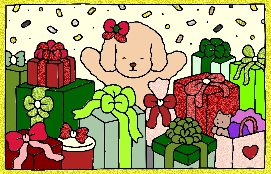 presentes de natal – Desenho Colorido Online para Pintar e Imprimir | Jogo de Colorir Grátis no Mundo dos Jogos - Imagem Destacada
