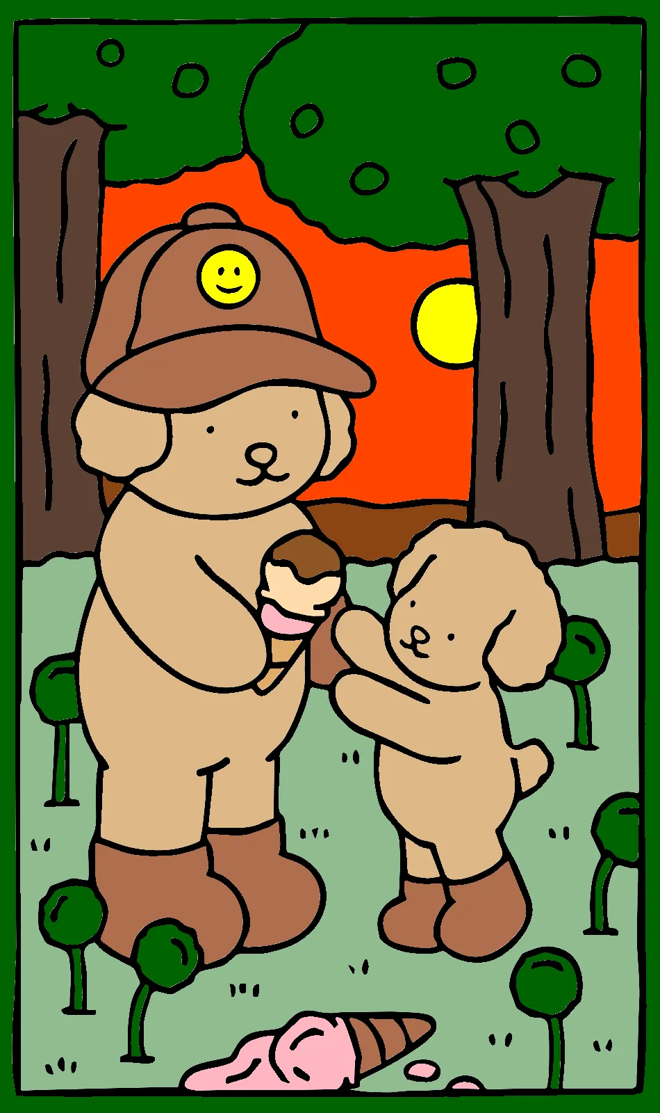 sorvete – Desenho Colorido Online para Pintar e Imprimir | Jogo de Colorir Grátis no Mundo dos Jogos - Imagem Destacada