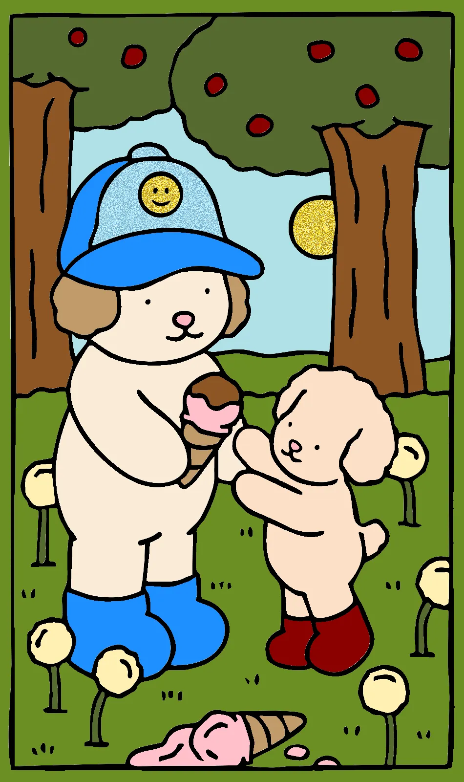 sorvete – Desenho Colorido Online para Pintar e Imprimir | Jogo de Colorir Grátis no Mundo dos Jogos - Imagem Destacada