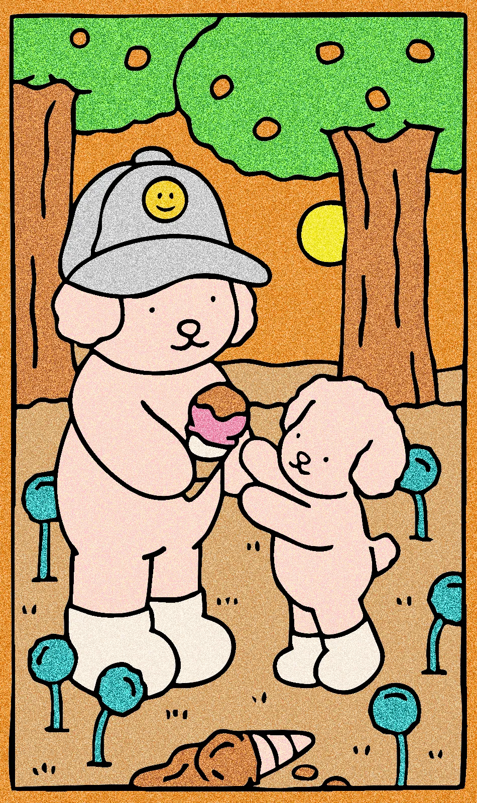 sorvete olorido – Desenho Colorido Online para Pintar e Imprimir | Jogo de Colorir Grátis no Mundo dos Jogos - Imagem Destacada