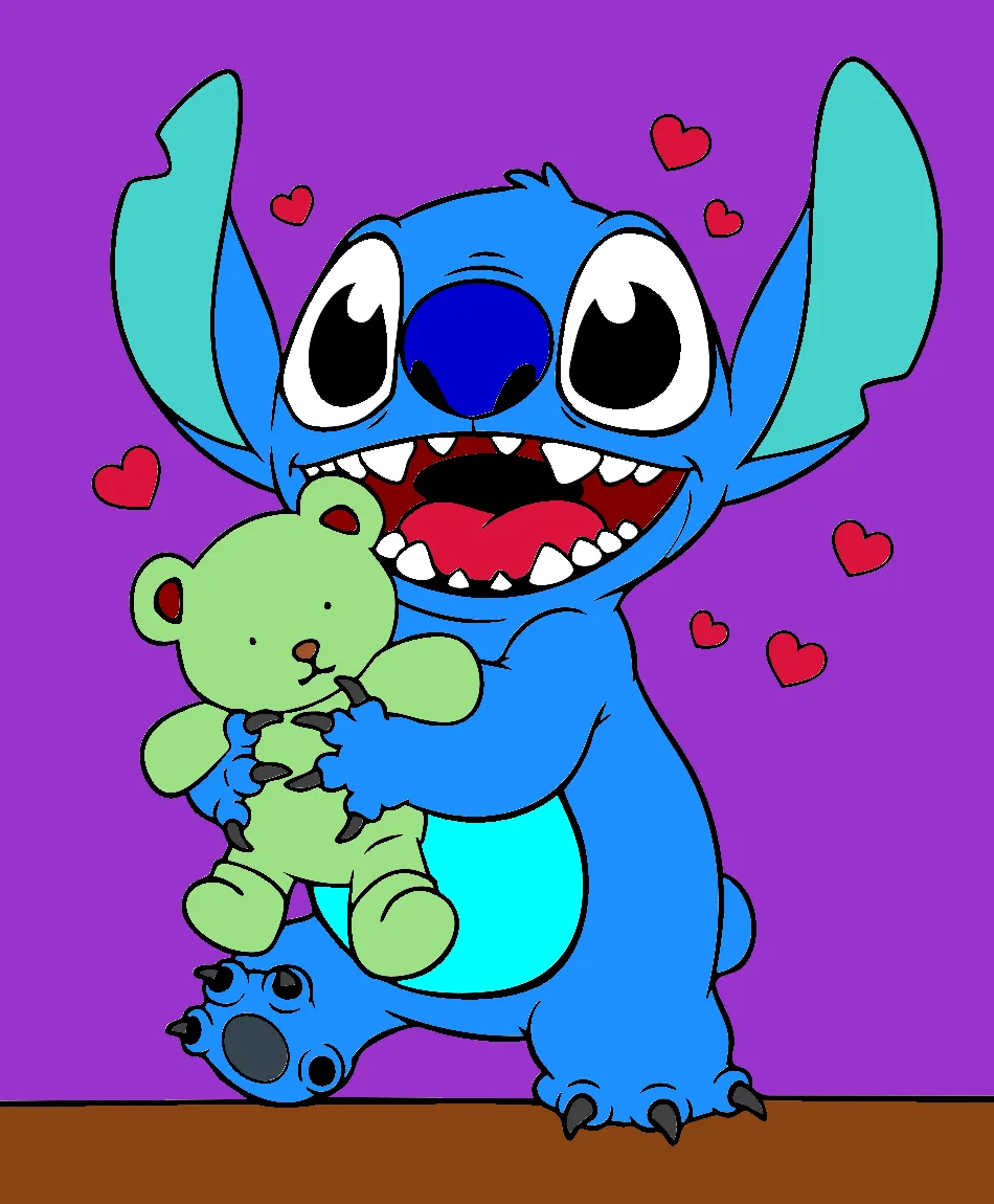 stitch – Desenho Colorido Online para Pintar e Imprimir | Jogo de Colorir Grátis no Mundo dos Jogos - Imagem Destacada