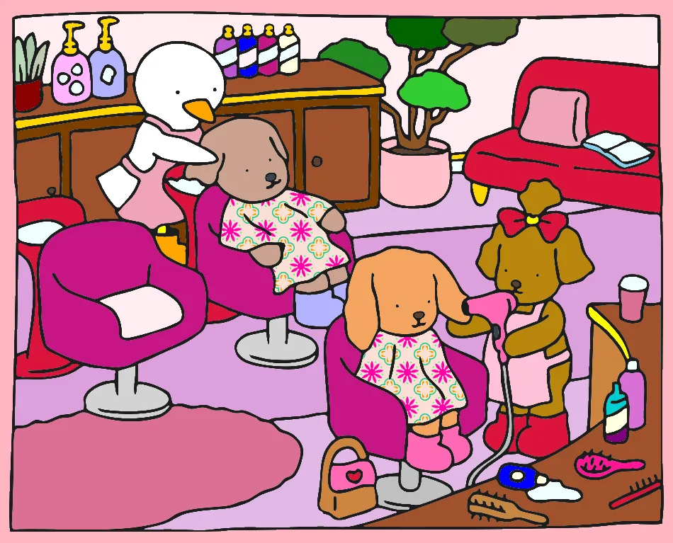 Tons de salão – Desenho Colorido Online para Pintar e Imprimir | Jogo de Colorir Grátis no Mundo dos Jogos - Imagem Destacada