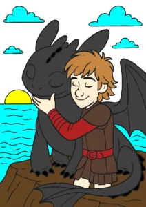 três gragan – Desenho Colorido Online para Pintar e Imprimir | Jogo de Colorir Grátis no Mundo dos Jogos