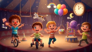 Os Números no Circo Encantado!