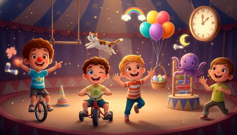 Os Números no Circo Encantado!