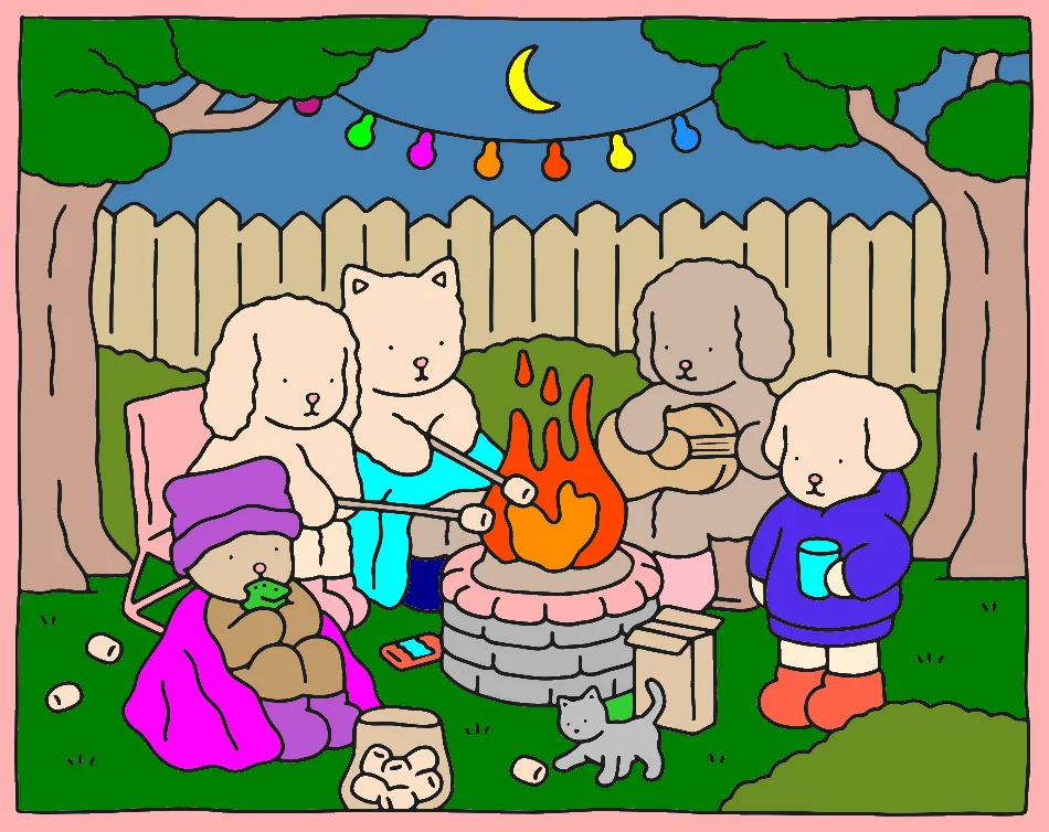 Amigos para sempre – Desenho Colorido Online para Pintar e Imprimir | Jogo de Colorir Grátis no Mundo dos Jogos - Imagem Destacada