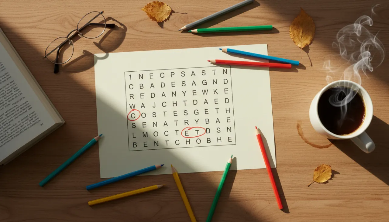 Caça-palavras é uma atividade simples, educativa e divertida, adequada para todas as idades.