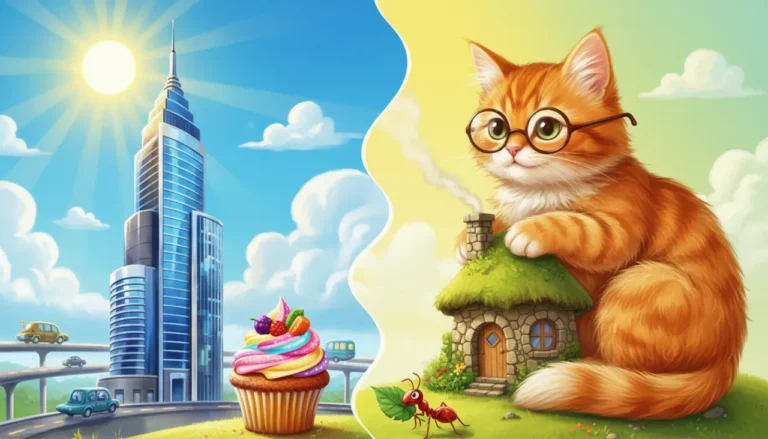 Um mundo mágico e divertido onde o gigante e o minúsculo, o novo e o velho vivem lado a lado!