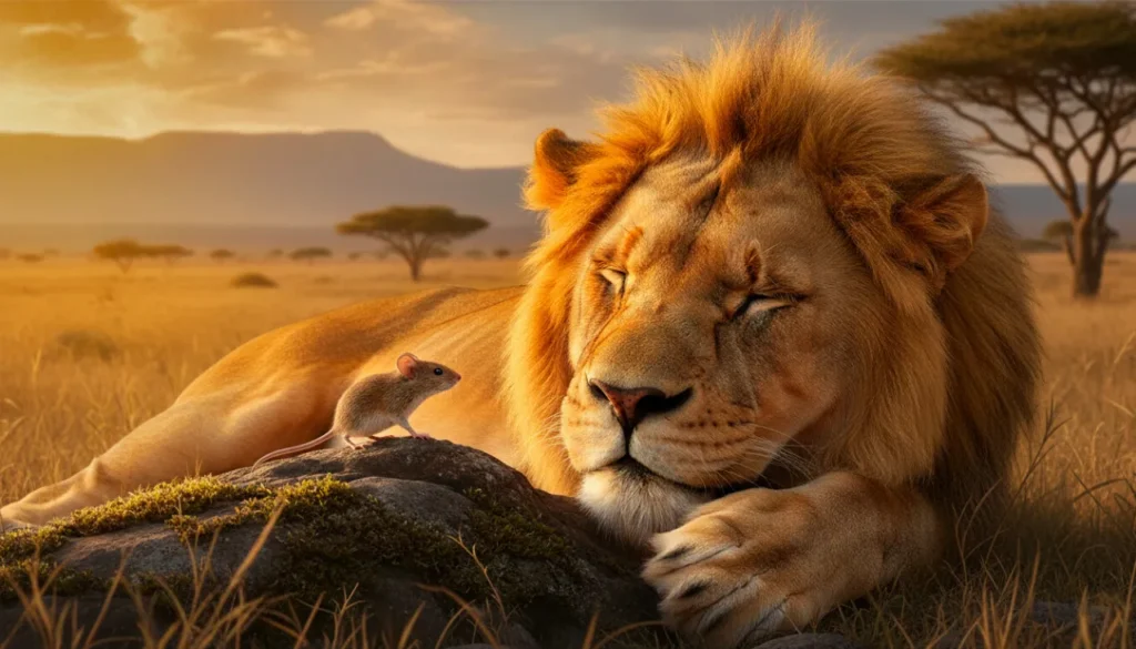 Gosto muito de te ver, leãozinho...