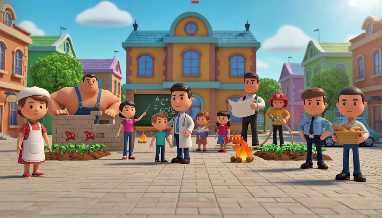 Na vida, cada pessoa tem seu papel. Qual é o seu papel na sociedade?