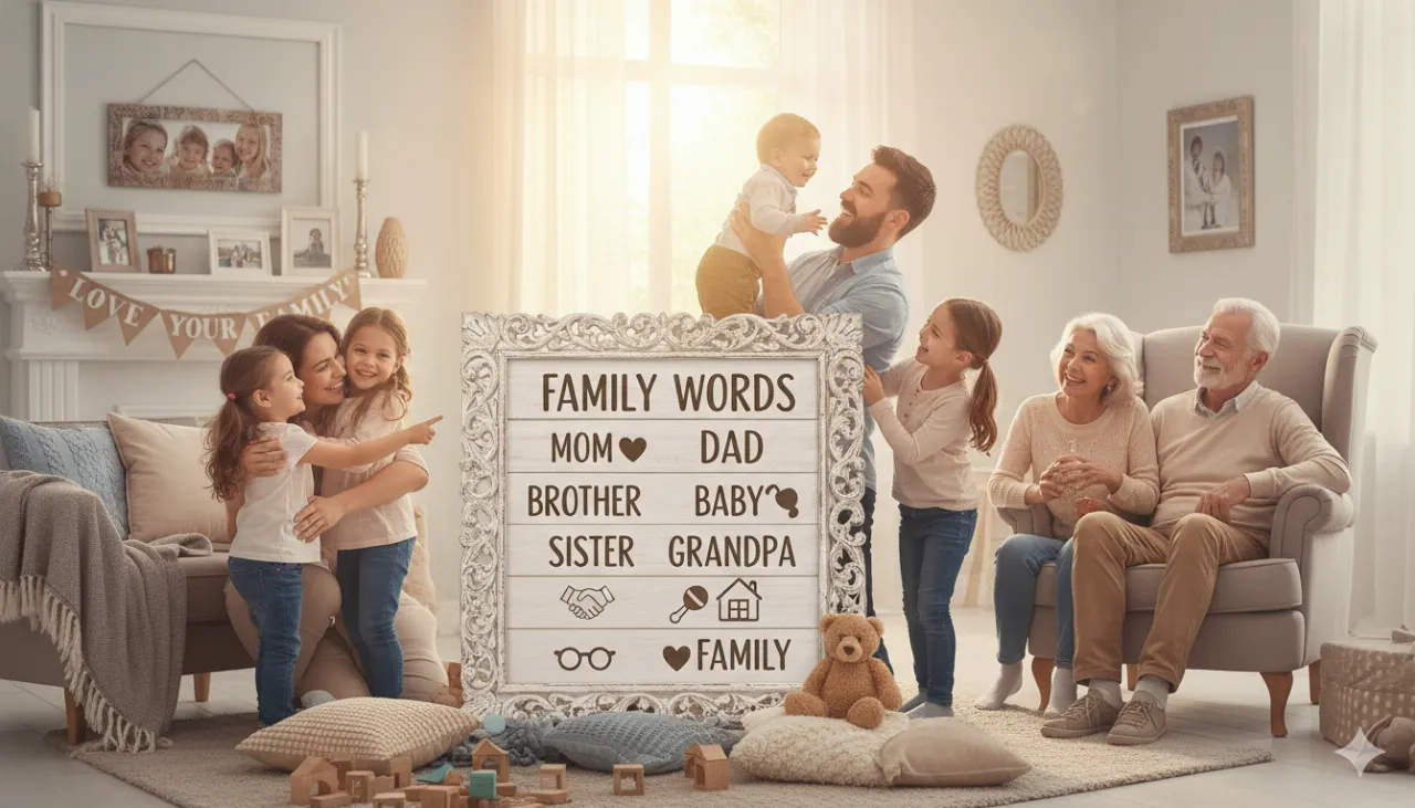 A nossa família é unida no português e no inglês!