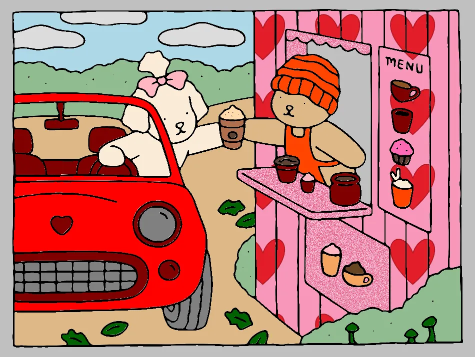 cafezinho – Desenho Colorido Online para Pintar e Imprimir | Jogo de Colorir Grátis no Mundo dos Jogos - Imagem Destacada