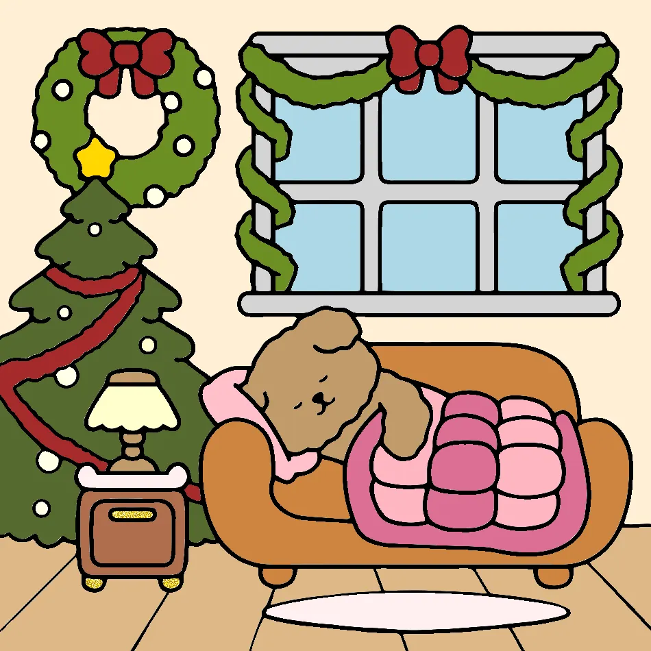 Cão a dormir – Desenho Colorido Online para Pintar e Imprimir | Jogo de Colorir Grátis no Mundo dos Jogos - Imagem Destacada