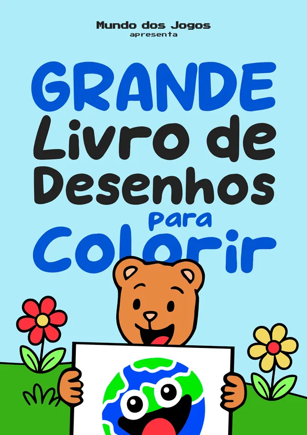 Capa do Grande Livro de Desenhos para Imprimir
