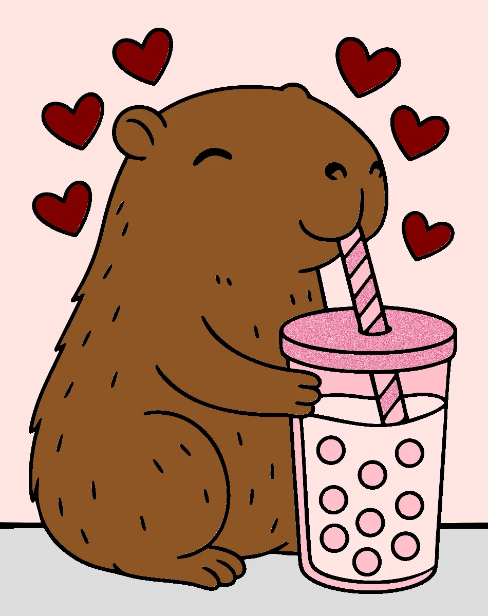 CAPIVARA – Desenho Colorido Online para Pintar e Imprimir | Jogo de Colorir Grátis no Mundo dos Jogos - Imagem Destacada