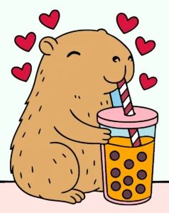 capivara cheia de coracoes 1765899559